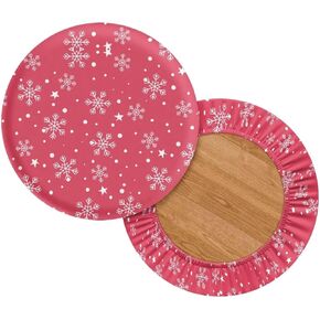 Sunflower Print Round Chair Cushion Cover Washable Bar Stool Seat Cover Soft & Easy to Clean Bar Chair Cover with Elastic Band Chair Cover for 14-16" Swivel Chair or Barstool