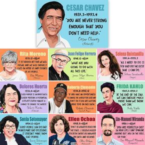 Yarcooly Hispanic Heritage Month Decorations Latin American Wall Art Hispanic Heritage Month Poster Hispanic Heritage Month National Bulletin Board Decorations for School Classroom