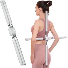 Back Brace and Posture Corrector for Women and Men, Adjustable And Lightweight Posture Corrector Back Support, Scoliosis and Hunchback Correction, Relief Back Pain, Yoga Stick Stretching Tool in Saudi Arabia