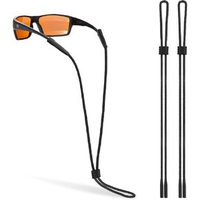 2PCS Glasses Strap Sunglasses Strap Adjustable Eye Glasses Retainer Straps for Adults Kids Neck Holder Strap