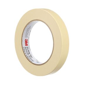 3M General Purpose Masking Tape 203, Beige Color, 24 mm x 55 m, 4.7 mil, 1 Roll