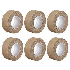 uxcell 6Pcs 25mm 1 inch Wide 20m 21 Yards Masking Tape Painters Tape Rolls Light blue