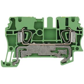WEIDMULLER 1608640000 TERMINAL BLOCK, DIN RAIL, 2POS, 26-12AWG