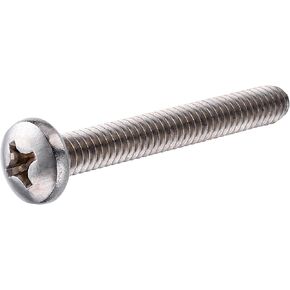 Hillman 828518 Stainless Steel Pan Head Phillips Machine Screw, 10-24-Inch x 3-Inch, 50-Pack