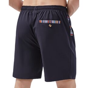 Men's Casual Shorts Drawstring Summer Quick Dry Beach Stretch Waist Golf Athletic Gym Short