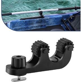 CHANGE MOORE Kayak Paddle Holder Kayak Accessories: Track Mount Accessories for Holding Standard Paddler Kyak Oar Holder for Fishing Kayaking Kayak Rail Accseeories