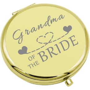 Grandma of The Bride Gifts Wedding Party Gifts Thank You Gift Compact Mirror for Grandmother Grandma Wedding Gift Folding Makeup Mirror for Nana Grammy Engagement Gifts for Her