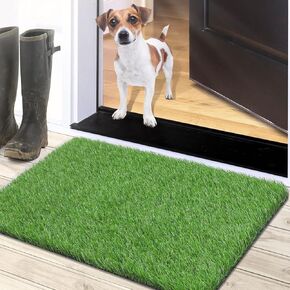 Artificial Turf Rug, 3x5 Ft Realistic Grass Mat, Indoor/Outdoor Rug Green Turf Perfect for Multi-Purpose Home Entryway Scraper, Patio Lawn, Dog, Lawn, Garden Doormat
