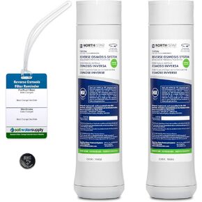 7287506 - Northstar Reverse Osmosis Pre and Post Filter Set with Battery and Filter Change Reminder Tag