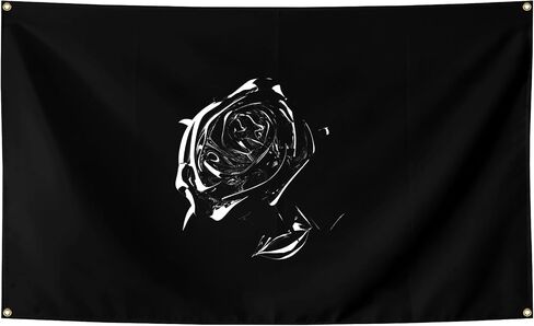 Generic Pop Rapper Album smoke Music Tapestry 3X5 Feet Vintage Tapestry Fashionable Room Decoration, Bedroom, Living Room,Male and Female Dormitory Background Wall Tapestry, black in Saudi Arabia