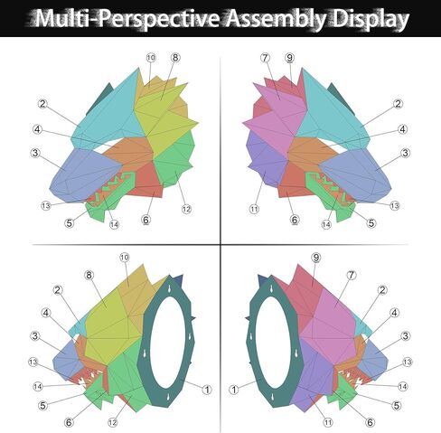 14 قطعة 201 كوبونات لحام مقطوعة بالليزر من الفولاذ المقاوم للصدأ مجموعة أدوات ممارسة اللحام DIY صفائح معدنية مناسبة لمشاريع لحام رأس الذئب للمبتدئين والمحترفين لليزر TIG MIG in Kuwait