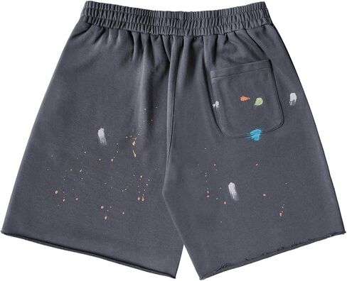 Arnodefrance Men Graphic Printing Shorts Loose-Fitting Casual Athletic Shorts Gym Workout Short in Saudi Arabia