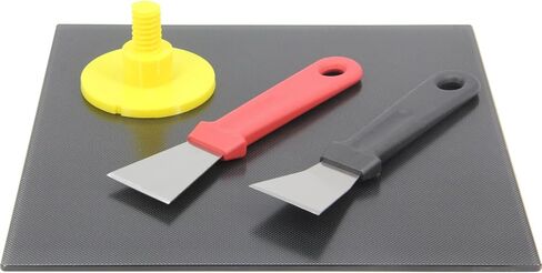 Zeberoxyz 2 قطعة أداة إزالة ثلاثية الأبعاد مكشطة ملعقة طابعة ثلاثية الأبعاد مع مقابض مريحة قوية لتجريد النماذج، مجرفة من الفولاذ المقاوم للصدأ لإزالة راتينج الطباعة ثلاثية الأبعاد in Kuwait