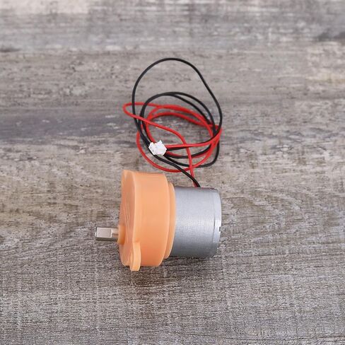 2PCS Small Reduction Motor 3RPM Slow Speed Gear Motor 3-12V DC Slow Speed Low Noise Gear Motor for Projection Lamps Starry Lamps Toys and Handicrafts Orange, BI843_M in Saudi Arabia