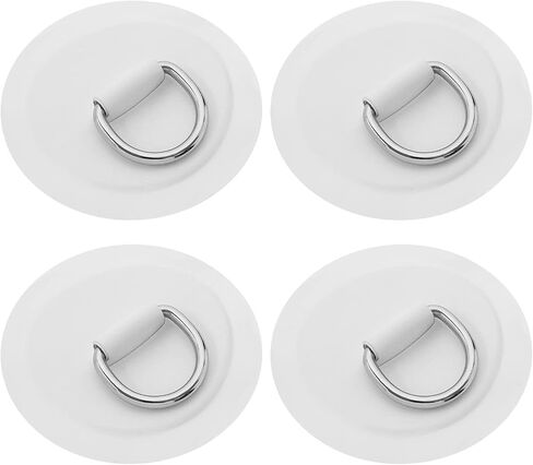 SING F LTD 4PCS D-Ring Patch Kayak D-Ring Pad Paddleboard Accessories for PVC Inflatable Boat Canoe Raft Dinghy Kayak Surfboard No Glue Included 4 Inch in Saudi Arabia