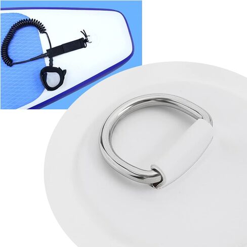 SING F LTD 4PCS D-Ring Patch Kayak D-Ring Pad Paddleboard Accessories for PVC Inflatable Boat Canoe Raft Dinghy Kayak Surfboard No Glue Included 4 Inch in Saudi Arabia