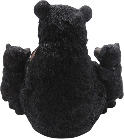 Mama Bear Knows Best with Cubs Figurine, Freestanding Tabletop Decoration, Rustic Cabin Décor, 8.25 Inches in Saudi Arabia