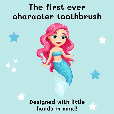 Toothbrush Toys Kids Toothbrush 2-10 Year Old - Captain Cavity Superhero for Kids | Soft Bristles - Gentle on Gums | Large Handle – Easy Grip for Small Hands | Bonus Replaceable Brush Head in Saudi Arabia
