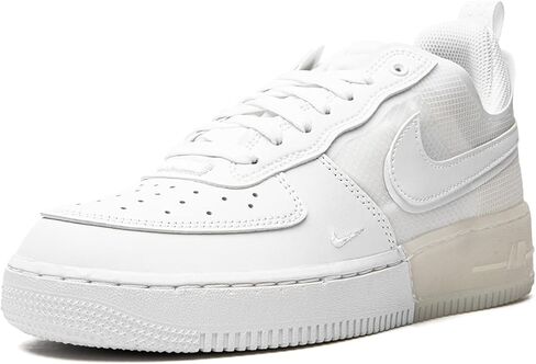 Nike Mens Air Force 1 React DM0573 100 Triple White - Size 6 in Saudi Arabia