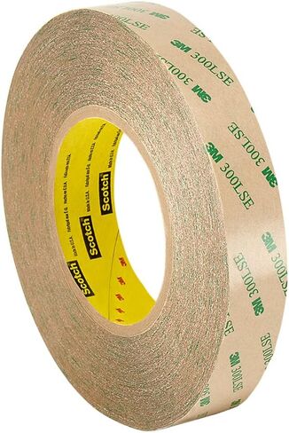 3M 9495LE Adhesive Transfer Tape – 1.125 in. (W) x 180 ft. (L) Double Coated Polyester Tape Roll with 300LSE Laminating Adhesive. Sealants and Adhesives in Saudi Arabia