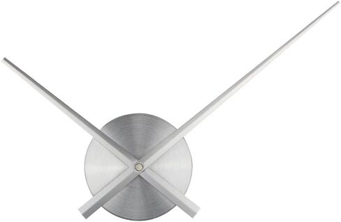 عقارب ساعة ثلاثية الأبعاد، آلية حركة ساعة كبيرة ذاتية الصنع مع يد بأسمائها الطويلة، ساعات حائط ثلاثية الأبعاد لتزيين المنزل (أسود) in Kuwait