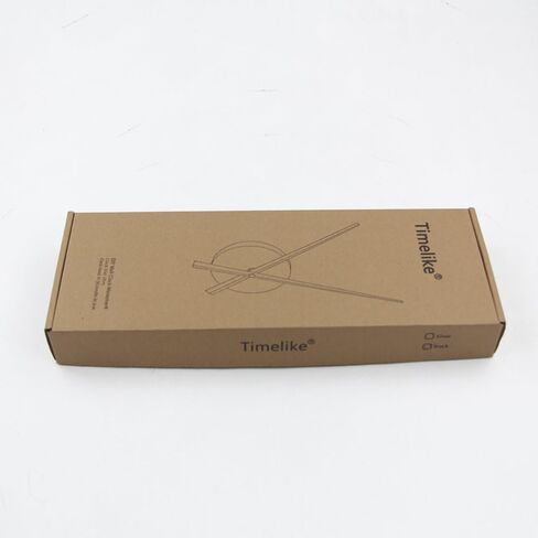 عقارب ساعة ثلاثية الأبعاد، آلية حركة ساعة كبيرة ذاتية الصنع مع يد بأسمائها الطويلة، ساعات حائط ثلاثية الأبعاد لتزيين المنزل (أسود) in Kuwait