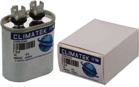 V2000/37-755 - مكثف ClimaTek 7 فائق التوهج MFD بيضاوي 370/440 فولت يناسب أمرد in Saudi Arabia