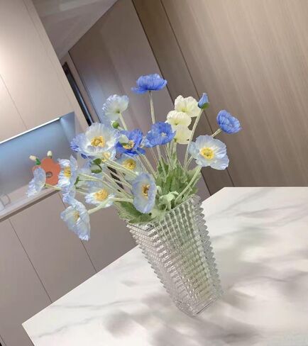 6pcs Artificial Poppy Flowers Silk Fake Poppy Flowers with Stems Faux Spring Flowers Real Touch Flowers for Home Table Centerpieces Floral Arrangement Wedding Bouquet Mixed Decoration in Saudi Arabia