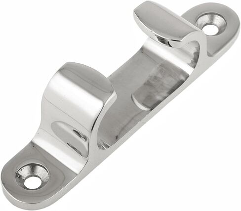 NRC&XRC 4/5/6inch Boat Cleat Line Straight Bow Chock Silver Marine Stainless Steel 316 Boat Dock Cleat Chock Accessories Straight Cable Guide,Free fastener in Saudi Arabia