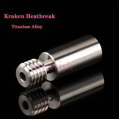 Sidewinder X1 BiMetal Heatbreak ترقية جميع المعادن النحاسية + سبائك التيتانيوم ثنائية المعدن لكسر الحرارة لـ Sidewinder X1 X2، Genius Pro، Kraken Chimera +، Cyclops Plus Muti Color Hotend. (قطعتان) in Kuwait