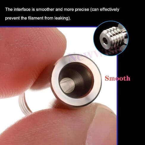 Sidewinder X1 BiMetal Heatbreak ترقية جميع المعادن النحاسية + سبائك التيتانيوم ثنائية المعدن لكسر الحرارة لـ Sidewinder X1 X2، Genius Pro، Kraken Chimera +، Cyclops Plus Muti Color Hotend. (قطعتان) in Kuwait
