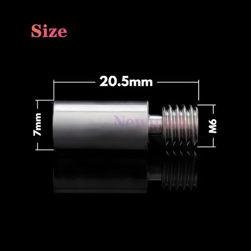 Sidewinder X1 BiMetal Heatbreak ترقية جميع المعادن النحاسية + سبائك التيتانيوم ثنائية المعدن لكسر الحرارة لـ Sidewinder X1 X2، Genius Pro، Kraken Chimera +، Cyclops Plus Muti Color Hotend. (قطعتان) in Kuwait