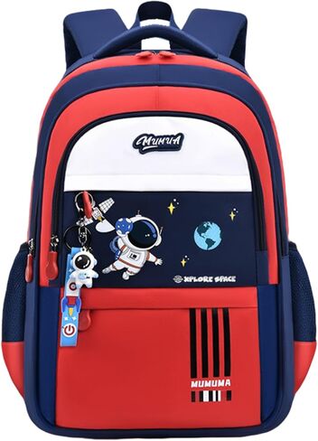 MITOWERMI Astronaut Backpack for Boys School Bags Space Kids Backpack for School Elementary Book Bags Girls Lightweight Travel Back Packs Black in Saudi Arabia