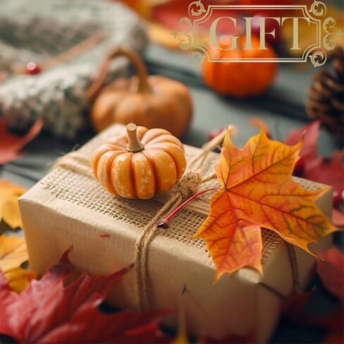 Valery Madelyn Pumpkins Fall Table Decor for Home, Set of 3 Decorative Corn Pumpkins Resin Figurines for Indoor Tabletop Centerpieces Gift for Autumn Thanksgiving Halloween Shelf Decoration 6.3 Inch in Kuwait