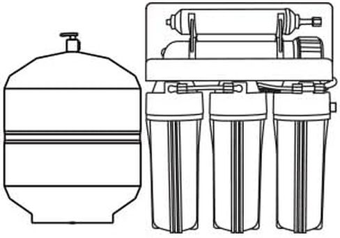 Geekpure Reverse Osmosis RO Membrane 100 GPD -NSF Certificated-Water Filter Replacement Cartridge-Pack 2 in Saudi Arabia