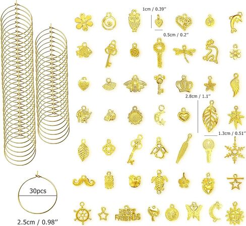 20 pcs Wine Glass Charms, Inspiration Word Themed Goblet Drink Markers Tags with Buckle Design for Wine Cocktail Champagne Tasting Party Favors Decoration Supplies Gifts in Kuwait