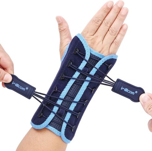 Quick Wrap Wrist Brace for Carpal Tunnel Syndrome, Night Sleep Support, Hand Splint for Arthritis Pain, Sprain, Sports Injuries (Right-Small,5-6 inch) in Kuwait