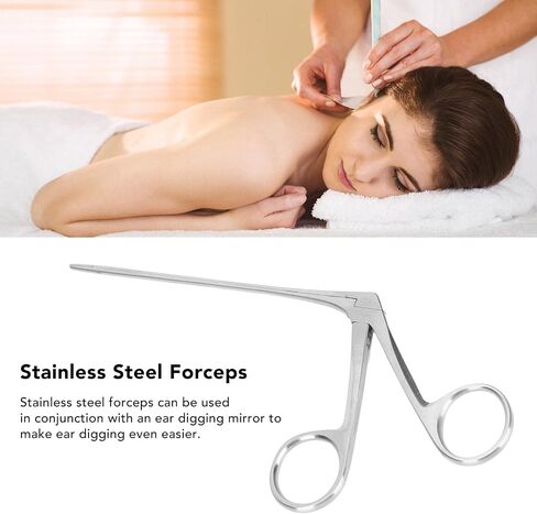 Sonew Ear Forceps 4.3in - Professional Ear Forceps, Stainless Steel Ear Forceps, Strong Bite Ear Pick Pliers, for Home Hospital Ear in Saudi Arabia