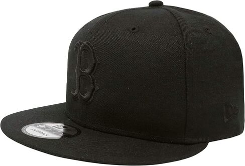 New Era Authentic Boston Redsox Black on Black 9Fifty Snapback mens Cap Adjustable 950 in Saudi Arabia