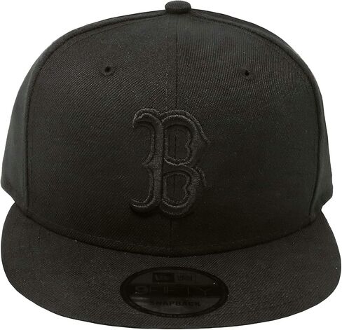 New Era Authentic Boston Redsox Black on Black 9Fifty Snapback mens Cap Adjustable 950 in Saudi Arabia