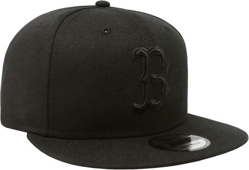 New Era Authentic Boston Redsox Black on Black 9Fifty Snapback mens Cap Adjustable 950 in Saudi Arabia