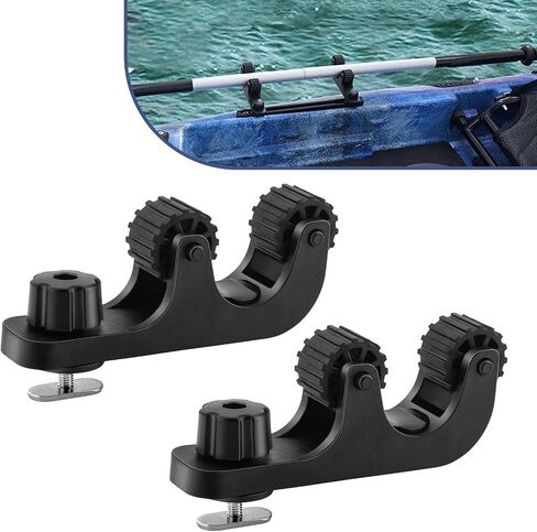 CHANGE MOORE Kayak Paddle Holder Kayak Accessories: Track Mount Accessories for Holding Standard Paddler Kyak Oar Holder for Fishing Kayaking Kayak Rail Accseeories in Saudi Arabia