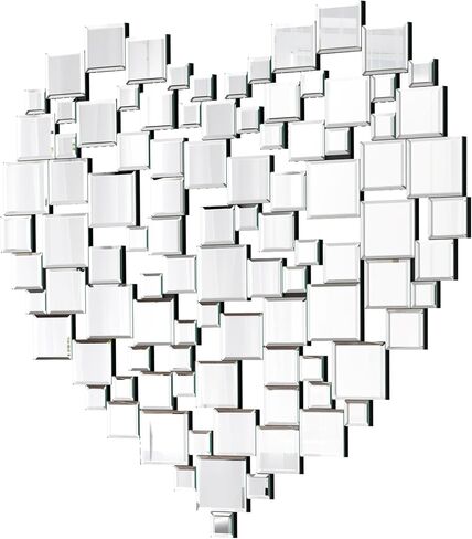 Menscha Mirror Wall Decor-23.6"X23.6" Round Beveled Edge Frameless Mirror for Bathroom, Vanity, Bedroom,Living Room and Enterway in Saudi Arabia