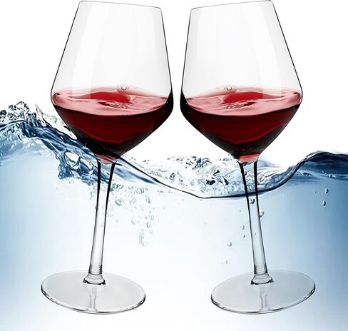 MICHLEY Unbreakable Stemmed Wine Glass 100% Tritan Plastic Dishwasher available Glassware 15 oz, Set of 2 in Kuwait