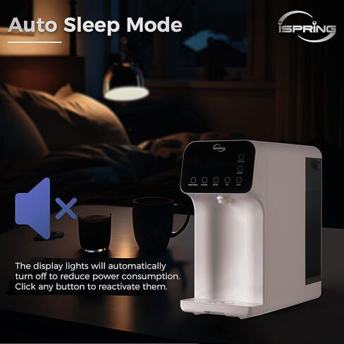 نظام التناضح العكسي iSpring RCC7P 75 GPD مع مضخة، أداء معزز على 5 مراحل، طعم رائع تحت الحوض، نظام تنقية مياه الشرب بالتناضح العكسي مع صنبور من النيكل المصقول in Saudi Arabia