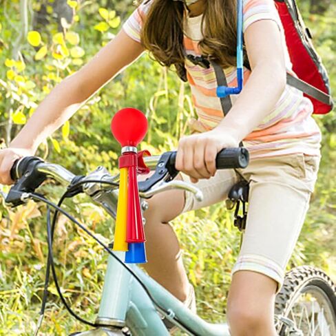 Toddmomy 3 قطع من القرن البوق ريترو المهرج القرن للأطفال دراجة القرن الضغط على المهرج القرن مكبر الصوت الحلزون الهواء القرن المقود الملحقات للمركبات الدراجات عربة الغولف in Kuwait