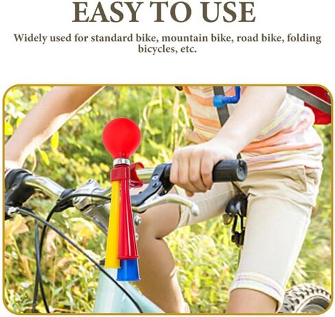 Toddmomy 3 قطع من القرن البوق ريترو المهرج القرن للأطفال دراجة القرن الضغط على المهرج القرن مكبر الصوت الحلزون الهواء القرن المقود الملحقات للمركبات الدراجات عربة الغولف in Kuwait