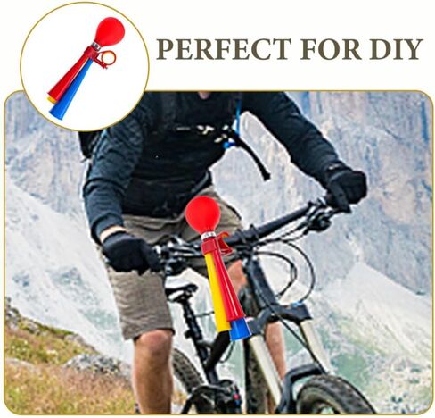 Toddmomy 3 قطع من القرن البوق ريترو المهرج القرن للأطفال دراجة القرن الضغط على المهرج القرن مكبر الصوت الحلزون الهواء القرن المقود الملحقات للمركبات الدراجات عربة الغولف in Kuwait