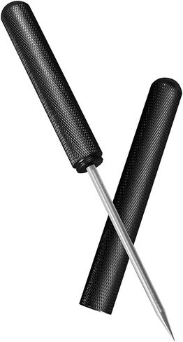 9" Ice Picks Aluminum Alloy Handle Ice Tool With Safety Cover for Kitchen, Bars, Bartender,Picnics, Camping, And Restaurant (Black) in Saudi Arabia
