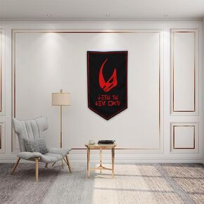 Mandalorian Banner Flag Mudhorn Signet Banner Poster Man Cave Bed Room Home Office Party Decor 30x50 Inch (B)